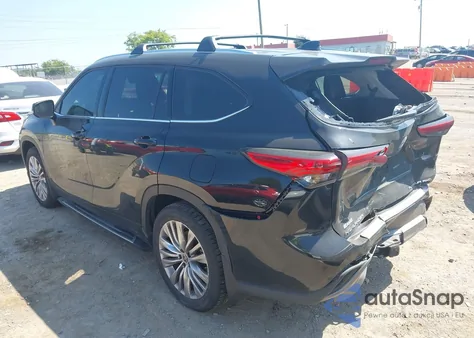 2022 Toyota Highlander Platinum from USA, damaged, VIN 5TDFZRBH7NS225169